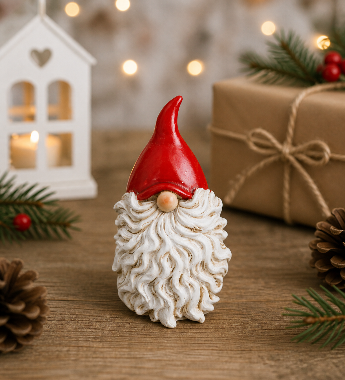 Juldekoration Tomte Röd 7,5cm