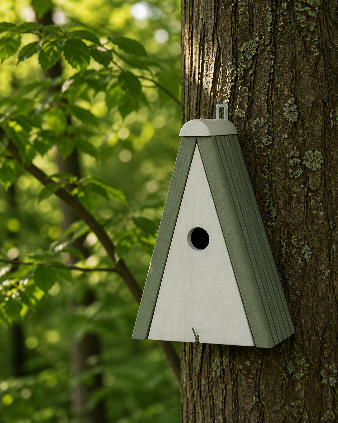 CARE-Bird Fågelholk 'Triangle' Grönbetsad