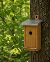 CARE-Bird Fågelholk med Zinktak 29cm