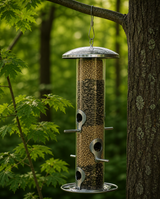 CARE-Bird Foderautomat till frö XL 38cm - Silver