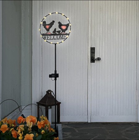 Dekorationsbelysning Solcell 'Welcome'