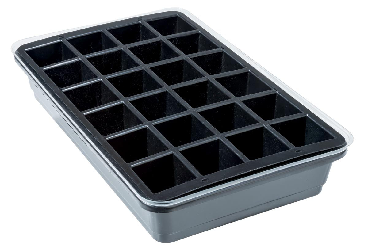 Miniväxthus 'Seed Starter Set' 24 Celler