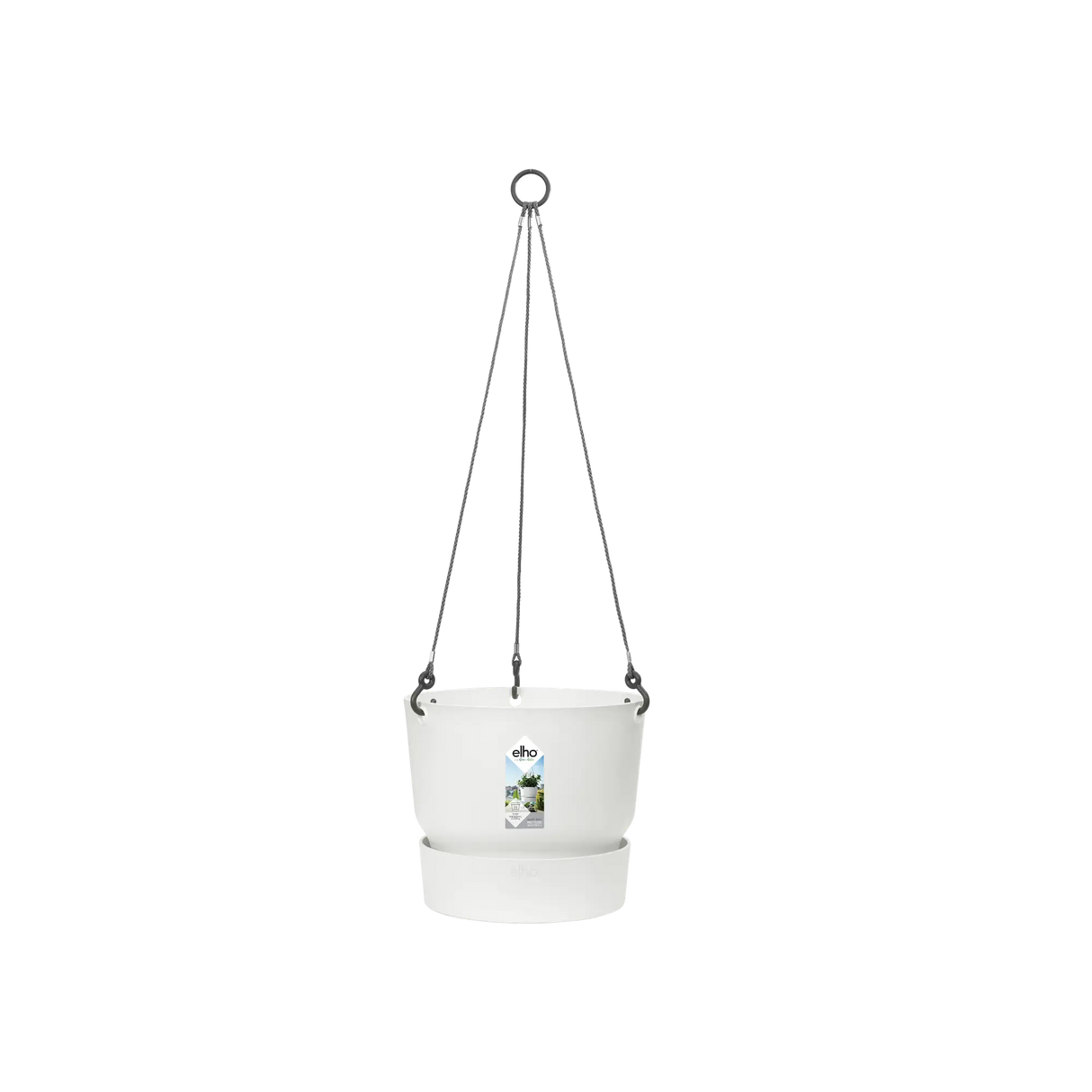 Greenville 'Hanging Basket' 24cm - White