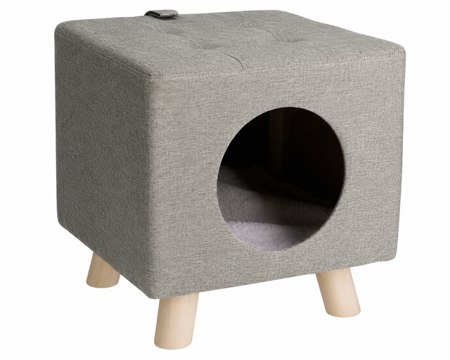 Pall med djurmotiv grå