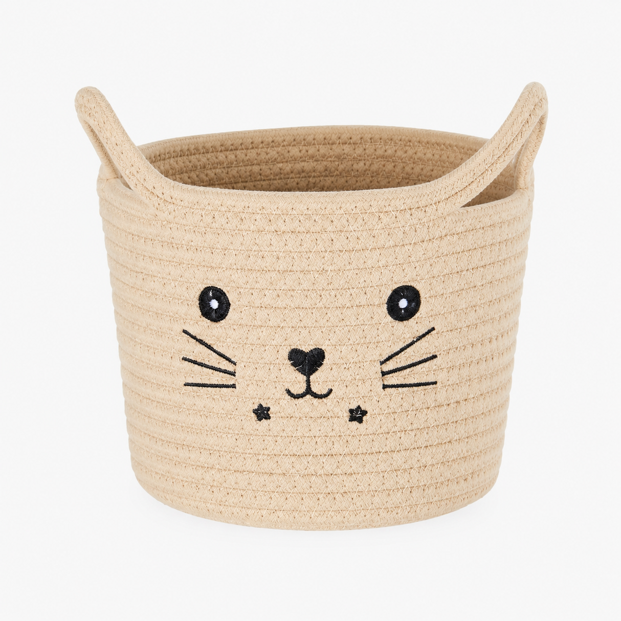 Förvaringskorg med kattmotiv