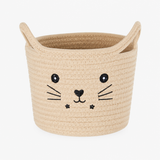 Förvaringskorg med kattmotiv