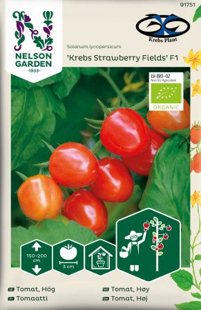 Körsbärstomat Krebs 'Strawberry Fields' F1 EKO