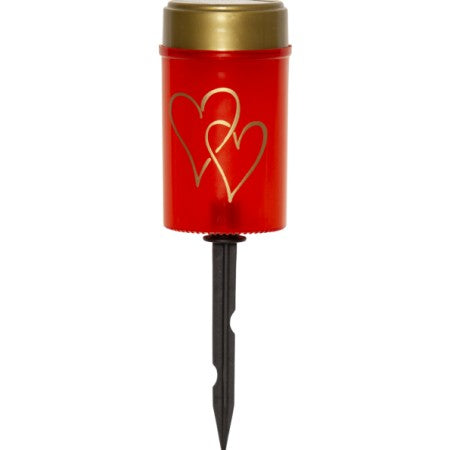 Gravljus Solcell 'Hearty' Röd