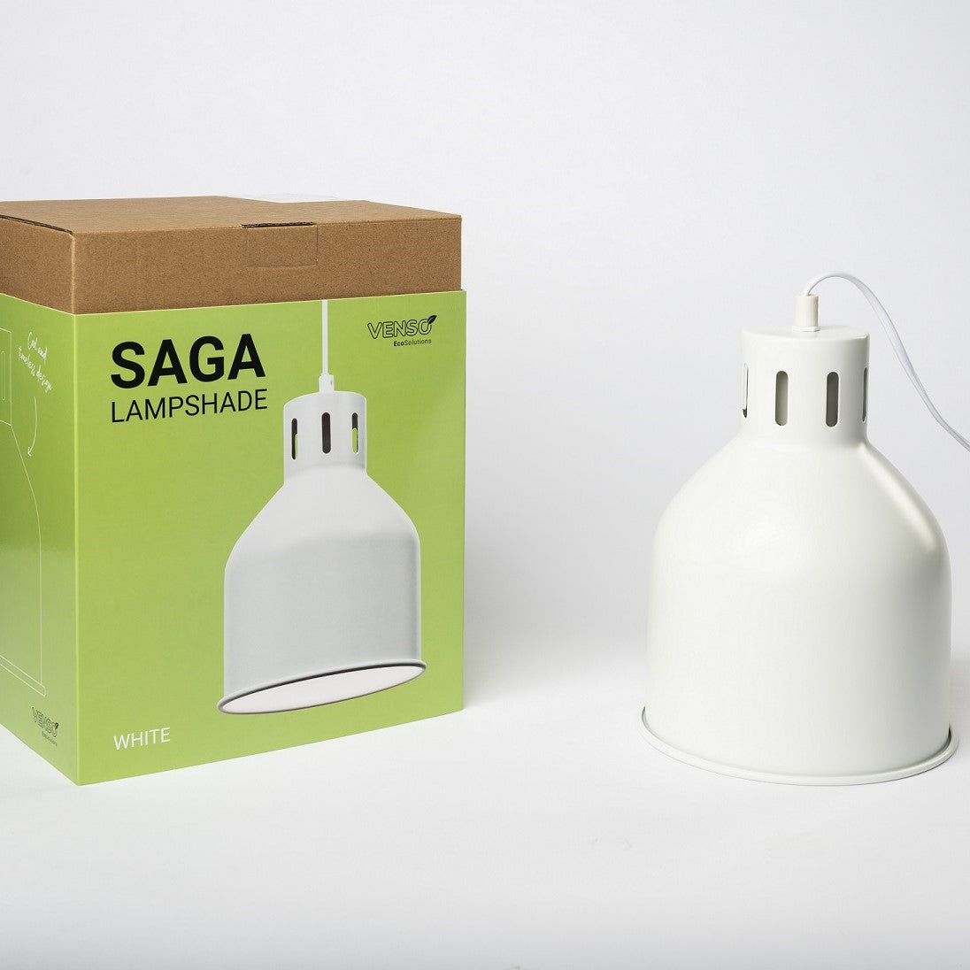 SAGA Växtarmatur för LEDlampor, Vit