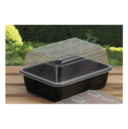 Miniväxthus 'Budget Small' med hål 23x17cm