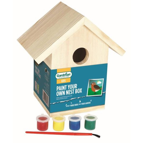 Gardman Fågelholk 'Måla själv'-kit