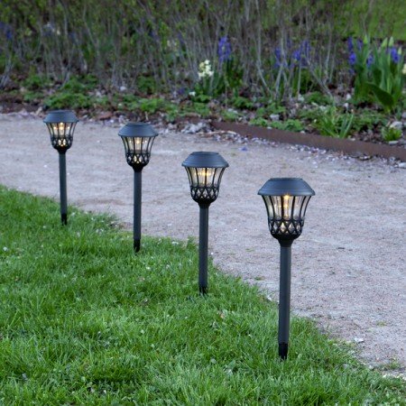 Gångbelysning 'Lace' Solcell 4-pack