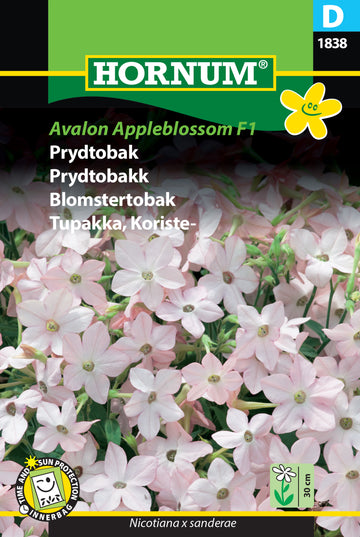 Blomstertobak 'Avalon Appleblossom' F1 frö