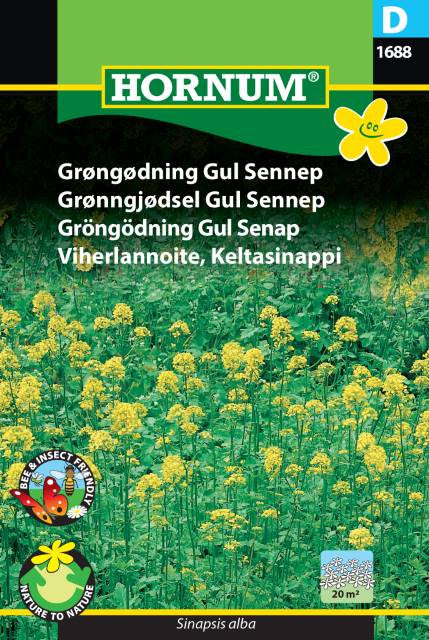 Gröngödning 'Gul Senap' frö