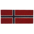 Dörrmatta 'Norges Flagga' 23x53cm