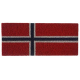 Dörrmatta 'Norges Flagga' 23x53cm