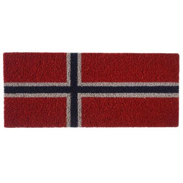 Dörrmatta 'Norges Flagga' 23x53cm