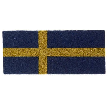Dörrmatta 'Sveriges Flagga' 23x53cm