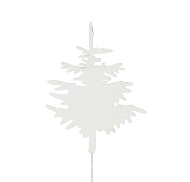 Sticks Julgran trä Vit H8cm