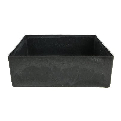Plastfat Gråsvart 21x7cm