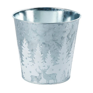 Kruka i metall 'Granar' D13cm