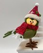 Julfågel Grön med Tomteluva