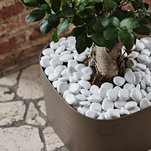 Dekorationssten Pebbles WHITE