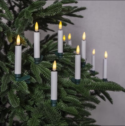 Julgransbelysning LED 'Flamme' 10st