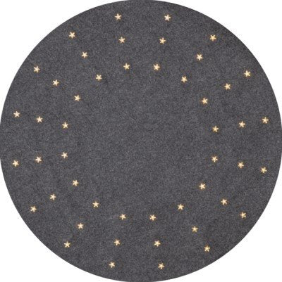 Julgransmatta 'Granne' 80cm Grå