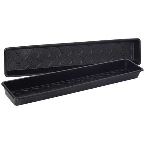 Odlingstråg 'Solid' 14 x 68cm Svart