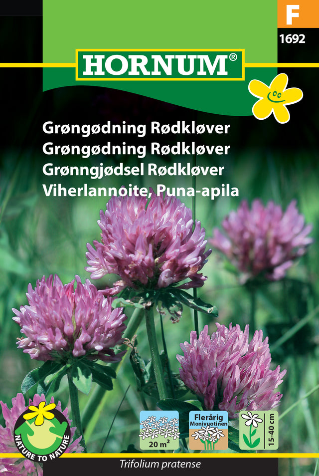 Gröngödsling 'Rödklöver' frö