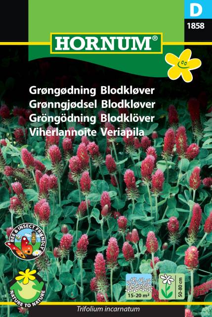 Gröngödning 'Blodklöver' frö