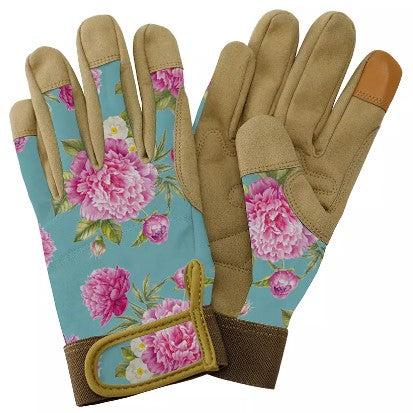 Kent & Stowe Handske 'Comfort Peony Aqua' - Dam S