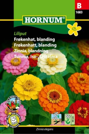 Zinnia Mix 'Liliput' frö