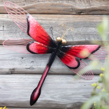 Dekorationsslända 36 x 50cm Rosa