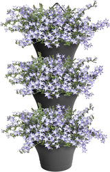 Corsica Vertical Forest 24x16cm 3-set Anthracite