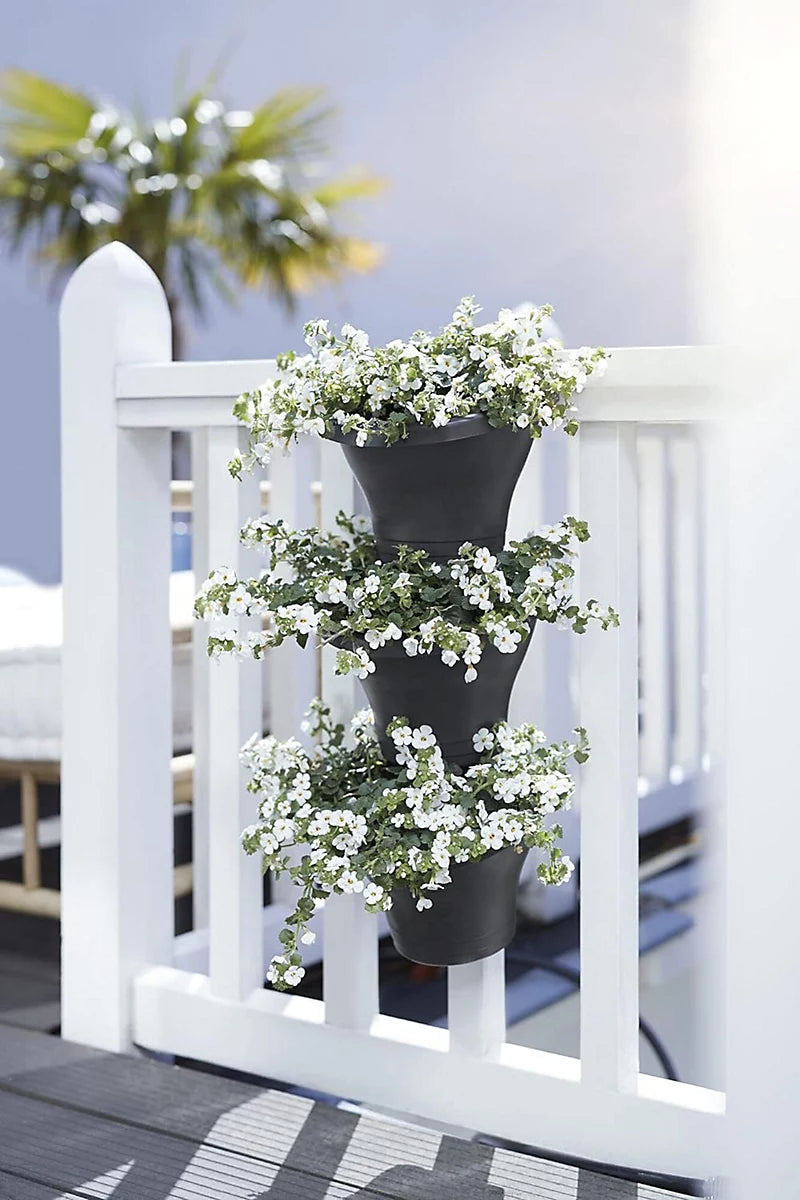 Corsica Vertical Forest 24x16cm 3-set Anthracite