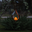 Solcellsdekoration 'Melilla Flame' Amber