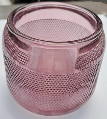 Värmeljushållare 8cm Mörkrosa