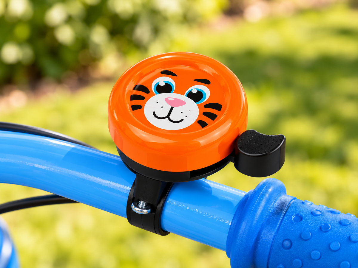 Cykelklocka för barn – Orange tiger