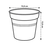 Green Basics Growpot 15cm - Terracotta
