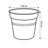Green Basics Growpot 19cm - Terracotta