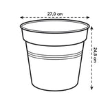 Green Basics Growpot 27cm - Terracotta