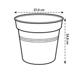 Green Basics Growpot 27cm - Leaf Green