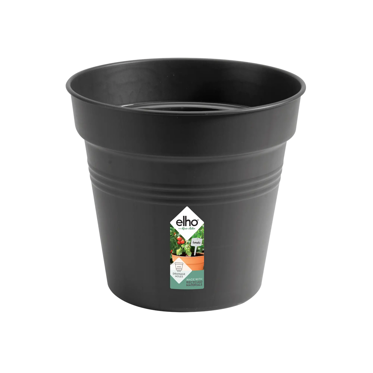 Green Basics Growpot 21cm - Living Black
