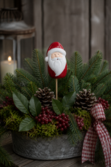 Sticks Tomte Keramik Röd