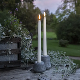 LED Antikljus 2-pack Flamme Slim Outdoor Vit 28 cm