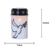 LED Gravljus Dove Vit 7,5x12 cm
