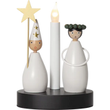 Ljusstake Christmas Joy Vit lucia 1L