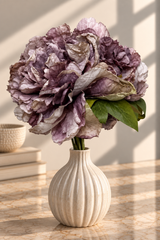 PEONY HYDRANGEA BUNDLE DRY PURPLE